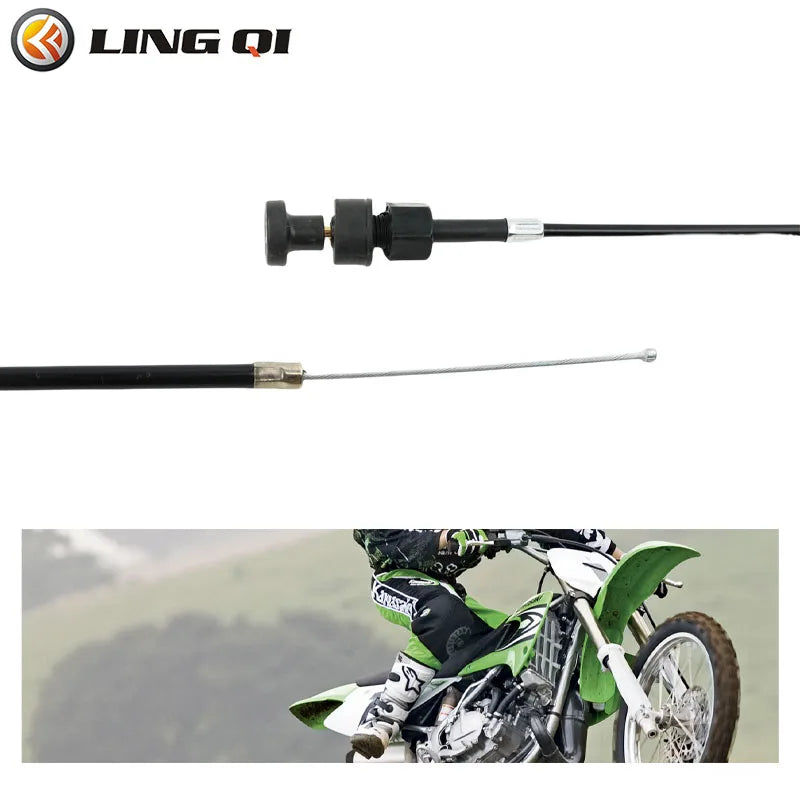 LINGQI Replacement Starter Choke Cable Fit for  PW50 PY50 Pit Pro Dirt Bike Y-Zinger Peewee 50 Mini Dirt Bike