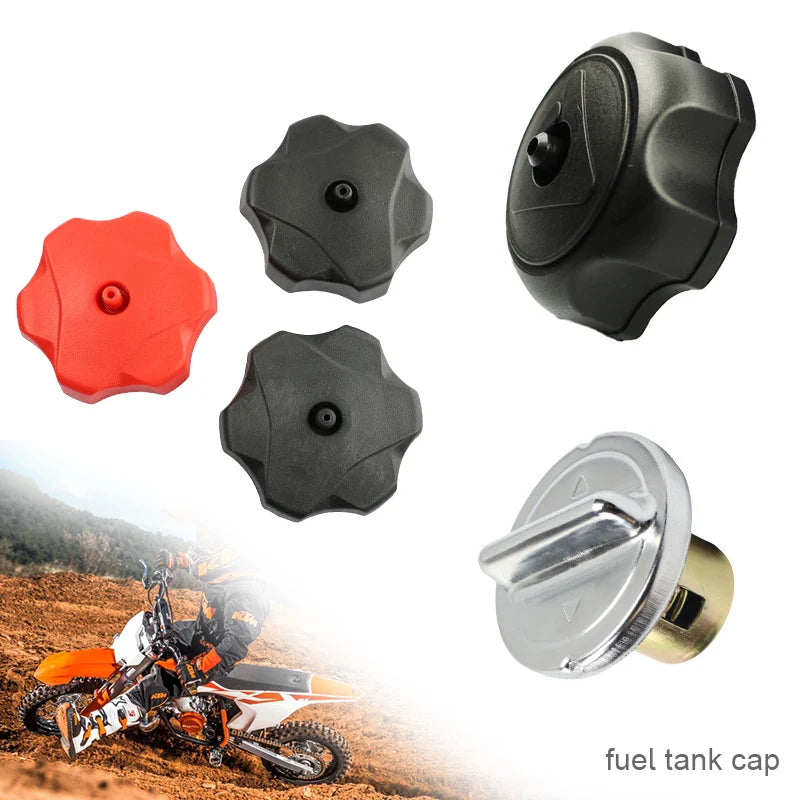 Universal Off Road Vehicle Fuel Gas Tank Cap Lid Replacement Plastic Covers for 49cc 70cc 90CC 110cc ATV Dirt Bike Accessories