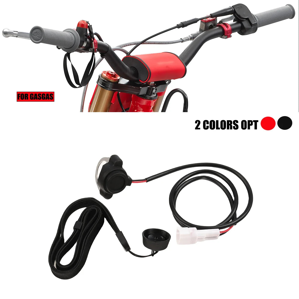 Motorcycles Accessories Emergency Kill Switch Magnetic Top Cap with Wrist Strap For GASGAS 2 Stroke Pocket Mini Dirt Bike ATV