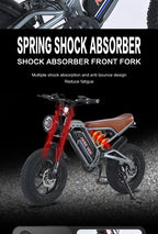 Mini motorcycle children riding electric bike 350W motor 36V 16Ah battery 16 inch tire E bike new urban sports electric bicycle