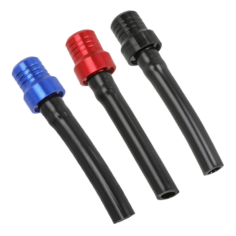 Motorcycle Gas Fuel Cap Single Way Valves Vent Breather Hoses Tubes For Motocross ATV Quad Dirt Pit Bike Fuel Tank Breather Pipe