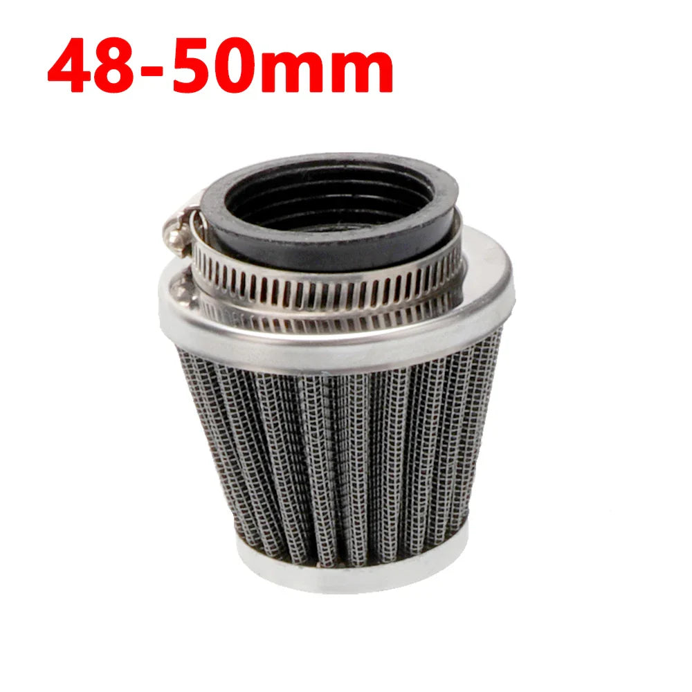 Universal 45mm 50mm 54mm 58mm Mushroom Head Motorcycle Carburetor Air Filter Cleaner Intake For ATV UTV Quad Dirt Pit Bike
