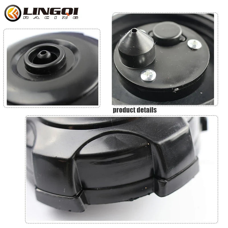 Universal Off Road Vehicle Fuel Gas Tank Cap Lid Replacement Plastic Covers for 49cc 70cc 90CC 110cc ATV Dirt Bike Accessories