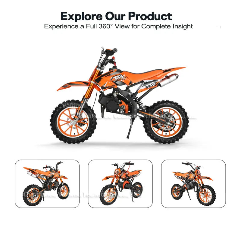 Warehouse Factory Directly 50Cc 2Stroke Petrol All Model Pocket Bike Gas Powered Small Motocross