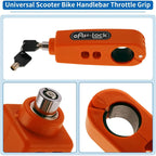 Mini Electric Vehicle Bike Bike Handlebars Lock Brake Lock Anti-Theft Grip Lock Combo bicycle security equipment adjustable