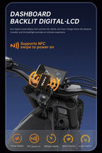 FVKINGE6 off-road electric bicycle peak 2900W motor 60KM/H52V40AH electric motorcycle 25 inches