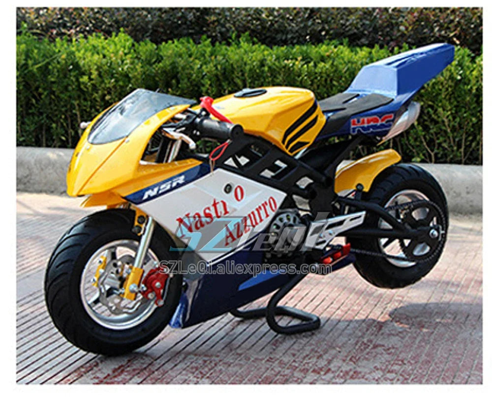 49CC 50CC 2Stroke Mini Motorcycle Small Buggy Gasoline Scooter ATV off-road Superbike Adult Vehicle Mountain Child Gas Moto Bike