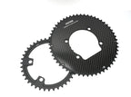 Riro Carbon 110Bcd Chainring Carbon Road Bike Chainring 50-34T 52-36T 53-39T 54-40T for R7100 R8100 R9200 110 Bcd Crown Aluminum