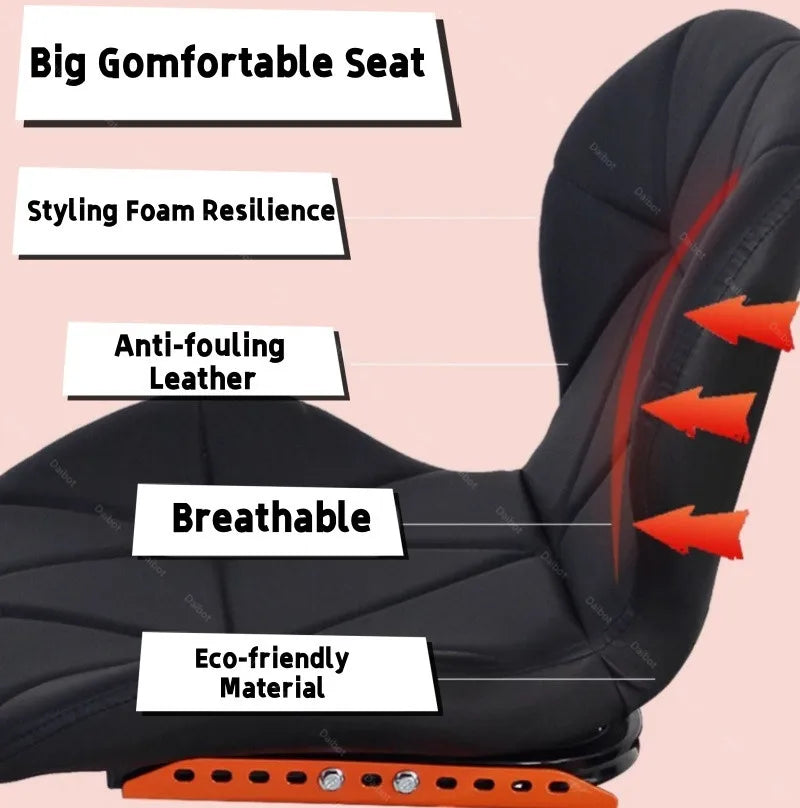 Mini Electric Tricycle With Passenger Seat For Elderly 250w 24v Lightweight Family Electric Bike 3 Wheel For Women Man Adult