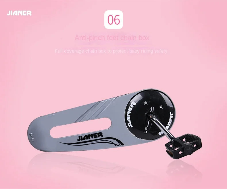 PUOU Children's Bicycle With Magnesium Alloy Monoblock Wheels For Girls And Boys Baby's First Bike Hot New