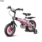 PUOU Children's Bicycle With Magnesium Alloy Monoblock Wheels For Girls And Boys Baby's First Bike Hot New