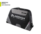 NOOYAH Bike Bag Bicycle Travel Bag Transport Case with Wheel Bag Rear Derailleur Pad Frame Fork Protective Tool Bike Accessories