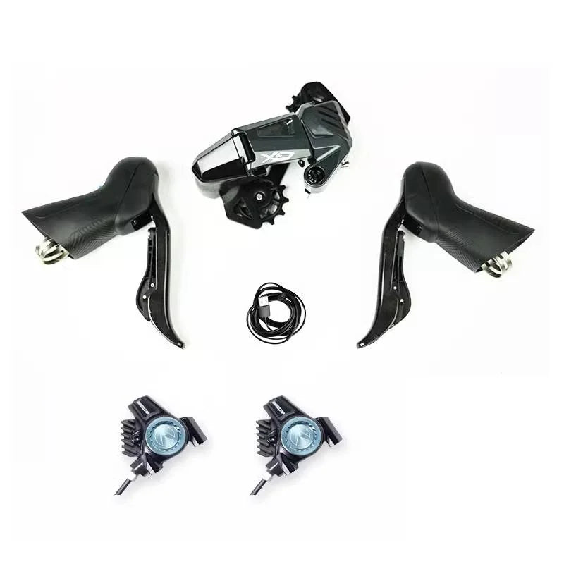 Wheeltop New GeX Gravel Bike Wireless Electronic Shifte Groupset r Single Chainring 7-13 Speed High-Tension Rear Derailleur