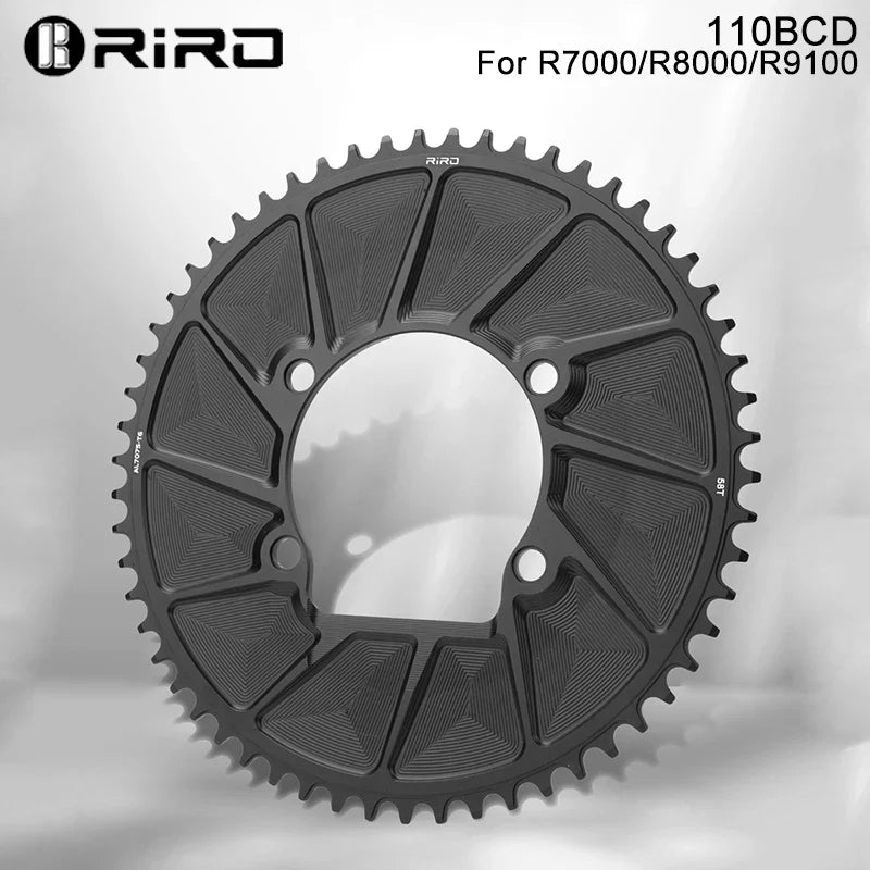 RIRO 110 BCD Chainring 9/10/11/12S Road Bike Chainring Aluminum Alloy Road Bicycle Chainwheel for SHIMANO R7000 R8000 R9100