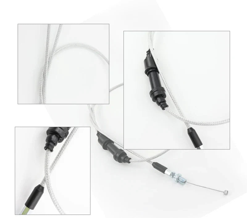 LINGQI Universal Throttle Cable Line for 49cc 50cc 70cc 90cc 110cc 125cc ATV Quad 4 Wheeler Mini Pit Dirt Bike