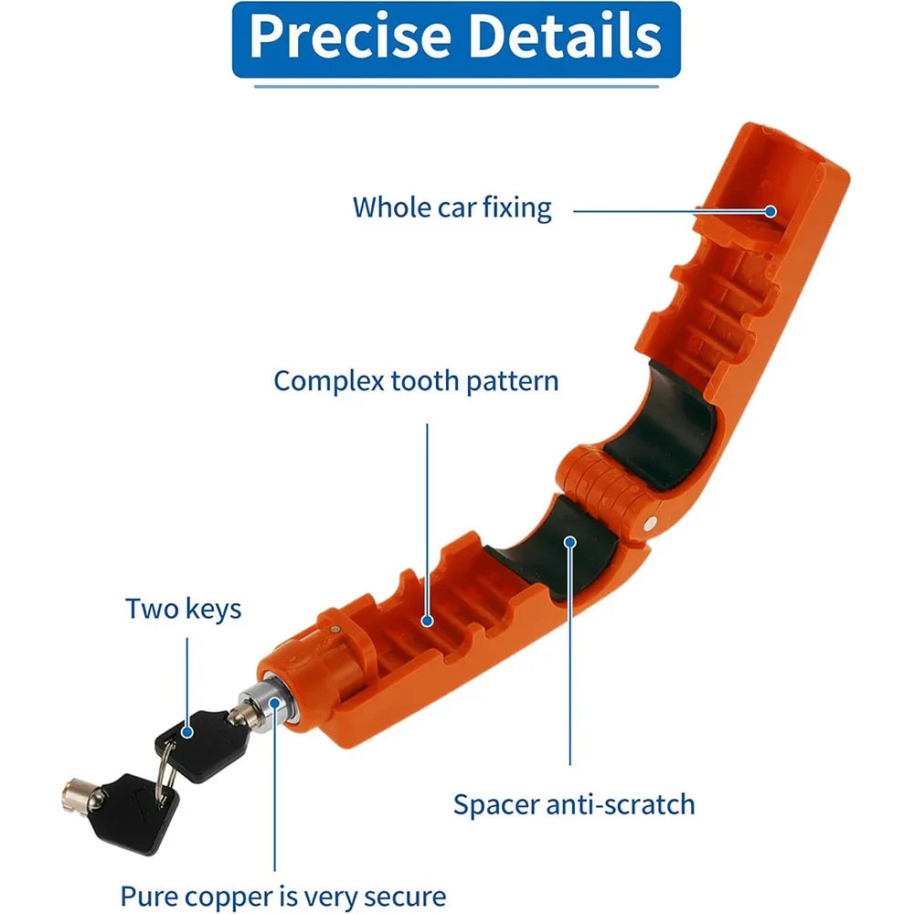 Mini Electric Vehicle Bike Bike Handlebars Lock Brake Lock Anti-Theft Grip Lock Combo bicycle security equipment adjustable