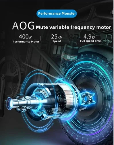 China Factory Mini Size Folding Electric Bicycle 48V 14 Inch Electric City Bike Foldable Electric Bike