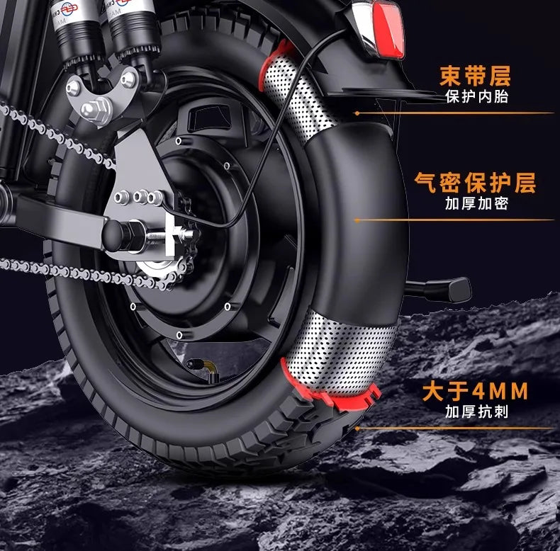 전기 자전거 Folding Electric Bicycles For Driving, Ultra-light and Portable Mini Lithium Batteries E Bike