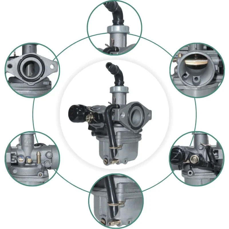 19mm Motorcycle Carburetor For Keihin pz19 50cc 70cc 90cc 110cc Engine Kawasaki KFX 50 70 90 110 ATV Quad Dirt Pit Motor Bike