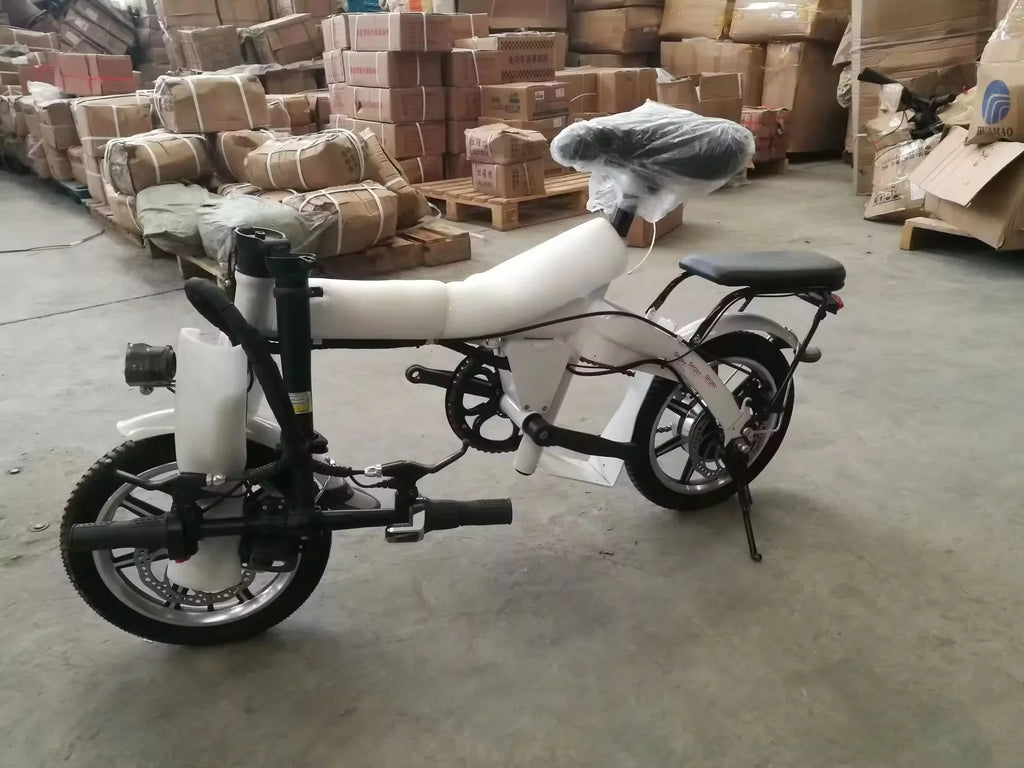 China Factory Mini Size Folding Electric Bicycle 48V 14 Inch Electric City Bike Foldable Electric Bike