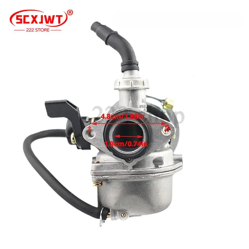 Motorcycle Carburetor PZ19 19mm Set with Air Filter for 50 70 90 110cc Universal ATV Off-road Dirt Pit Bike Motocross