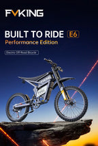 FVKINGE6 off-road electric bicycle peak 2900W motor 60KM/H52V40AH electric motorcycle 25 inches