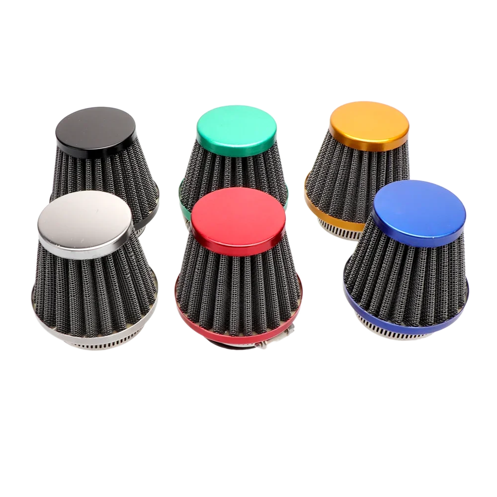 Universal 45mm 50mm 54mm 58mm Mushroom Head Motorcycle Carburetor Air Filter Cleaner Intake For ATV UTV Quad Dirt Pit Bike