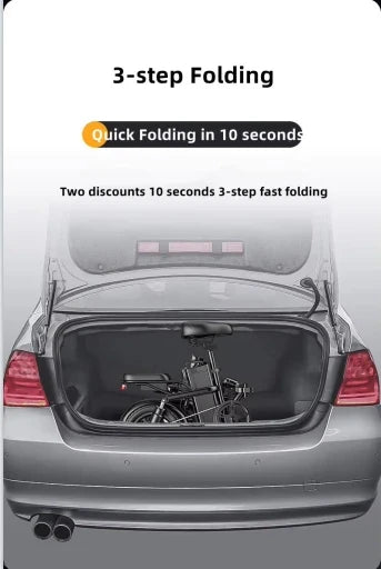 China Factory Mini Size Folding Electric Bicycle 48V 14 Inch Electric City Bike Foldable Electric Bike