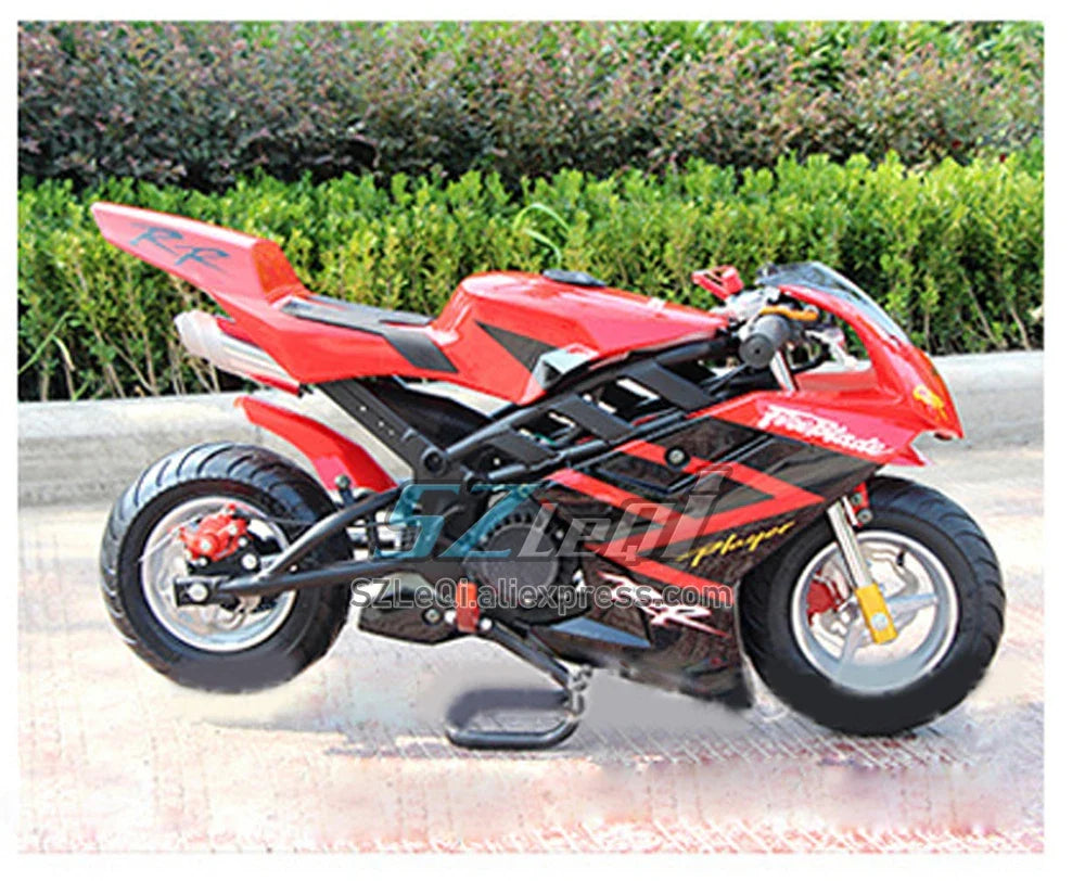 49CC 50CC 2-Stroke Gasoline MINI Motorcycle Street Sports Racing Small Dirt Bikes Adult Children Boy Girl Child Men Women MOTO