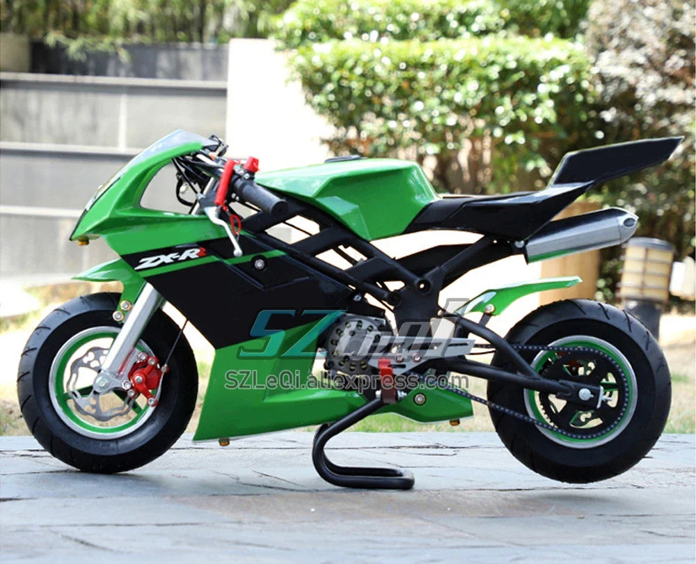 49CC 50CC 2Stroke Mini Motorcycle Small Buggy Gasoline Scooter ATV off-road Superbike Adult Vehicle Mountain Child Gas Moto Bike