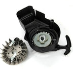 Lyr For  Moto Quad ATV Black Alloy Pull Start Recoil Starter with Screws  2 Stroke 47cc 49cc Pocket Coolster SX50 Mini Dirt Bike