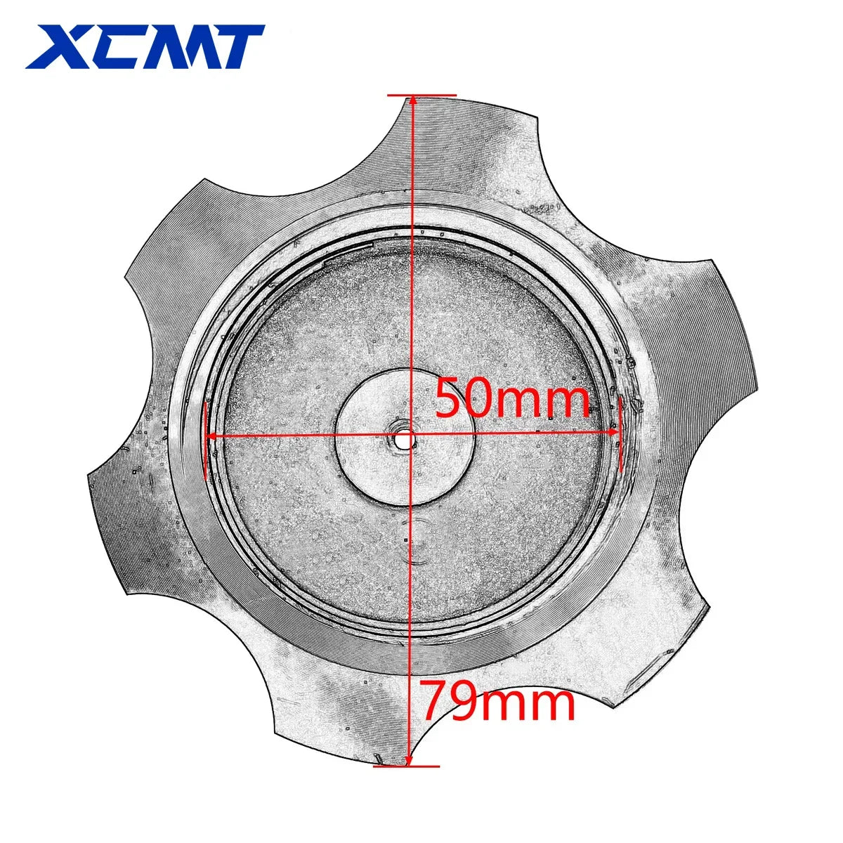 Motorcycle 50mm CNC Aluminum Racing Gas Fuel Tank Cap With Vent Cap For Yamaha Kawasaki Honda KTM Suzuki ATV Dirt bike Universal