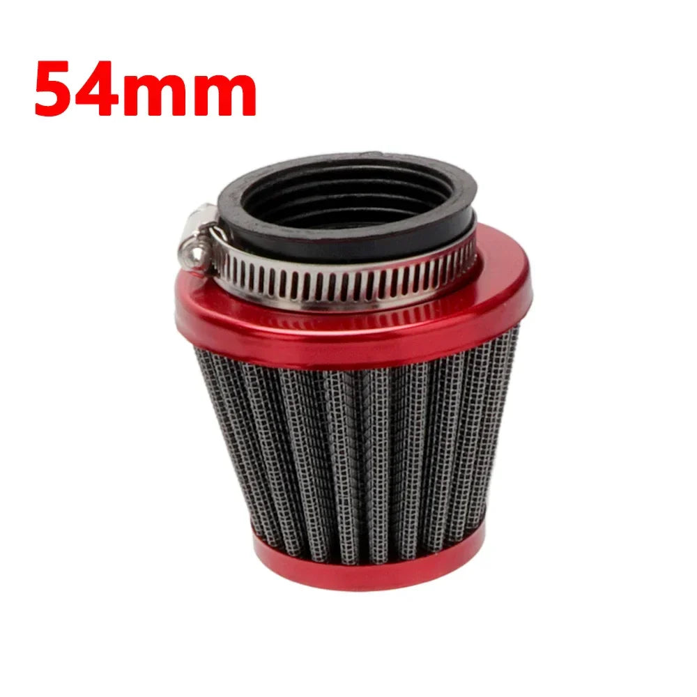Universal 45mm 50mm 54mm 58mm Mushroom Head Motorcycle Carburetor Air Filter Cleaner Intake For ATV UTV Quad Dirt Pit Bike