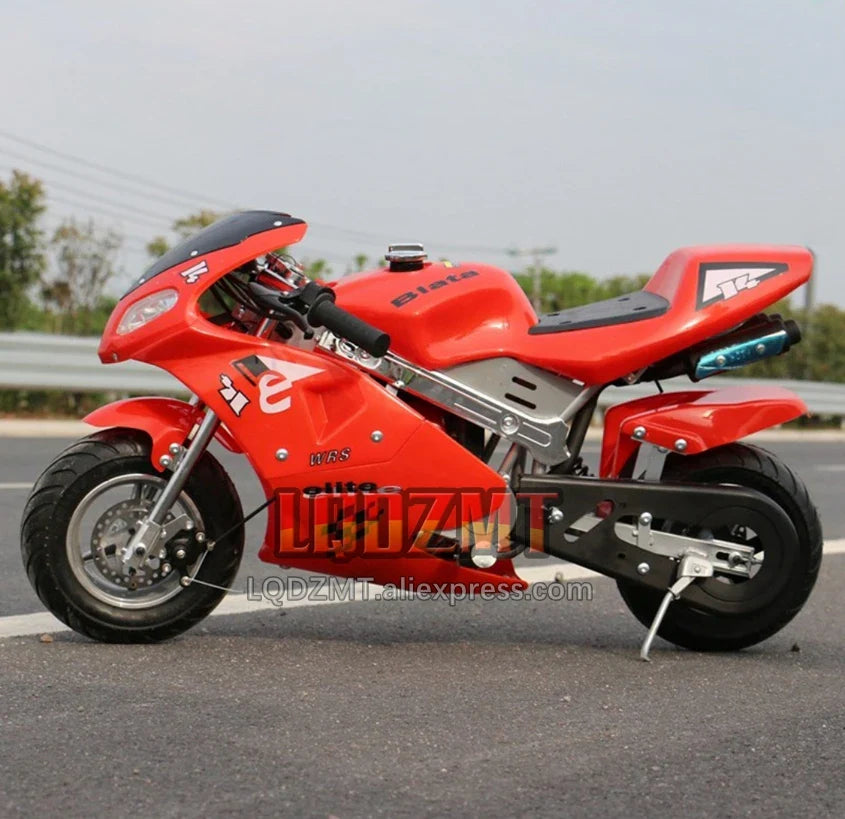 49CC 50CC 4-Stroke Gasoline MINI Motorcycle Street Sports Racing Small Dirt Bikes Adult Children Boy Girl Child Men Women MOTO