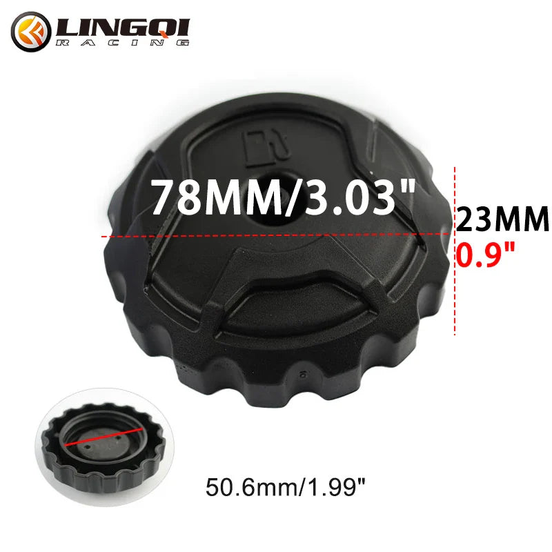 Universal Off Road Vehicle Fuel Gas Tank Cap Lid Replacement Plastic Covers for 49cc 70cc 90CC 110cc ATV Dirt Bike Accessories