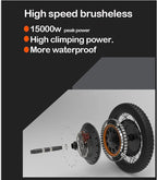 High Power 48V 3000W 72V 15000W Ebike