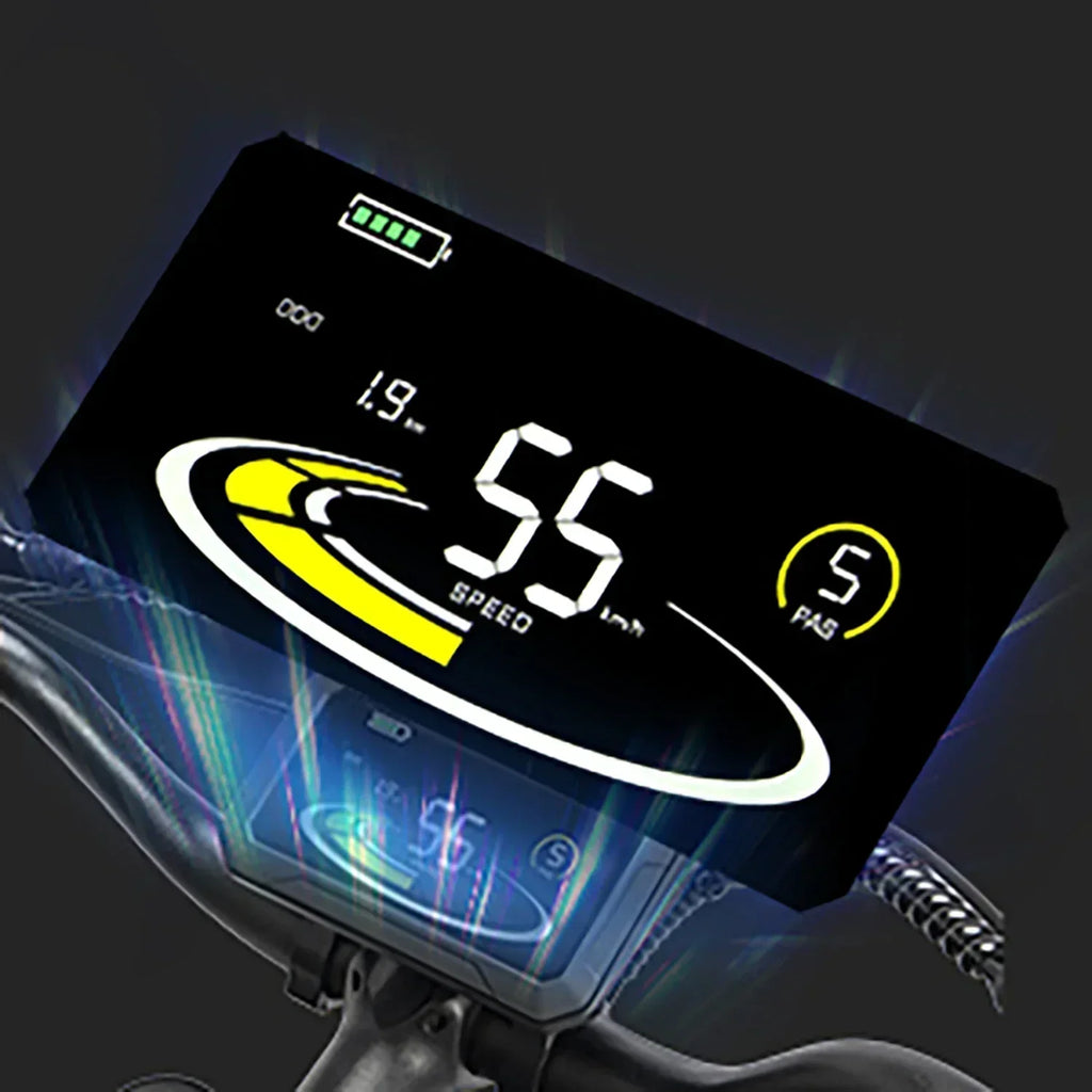 Q20Pro Electric bike High-Power Dual Motors 2000W Dual Batteries40AH, Top Speed 60KM/H, PAS Mode, 20*4.0 Fat Tire Electric bike