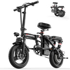 Mini Folding Electric Bike 48V 400W 30AH 14-inch Electric City Bike Folding Electric Bicycle Cheap Adult Battery Powered Scooter