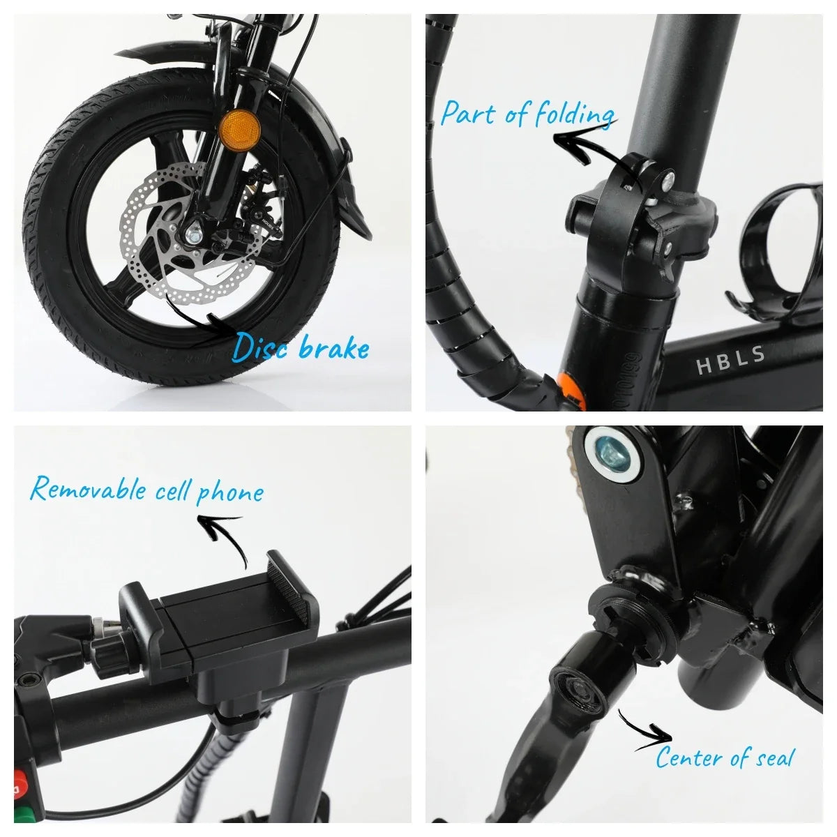 Hot Sale Foldable Electric Bike for Adult Cycling Sports Ebik Leisure Cycling in the City 14" Electric Folding Bicycle