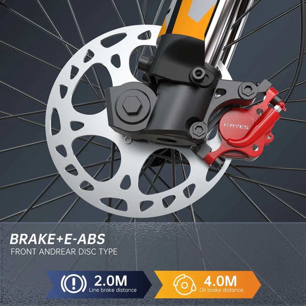 FVKINGE6 off-road electric bicycle peak 2900W motor 60KM/H52V40AH electric motorcycle 25 inches