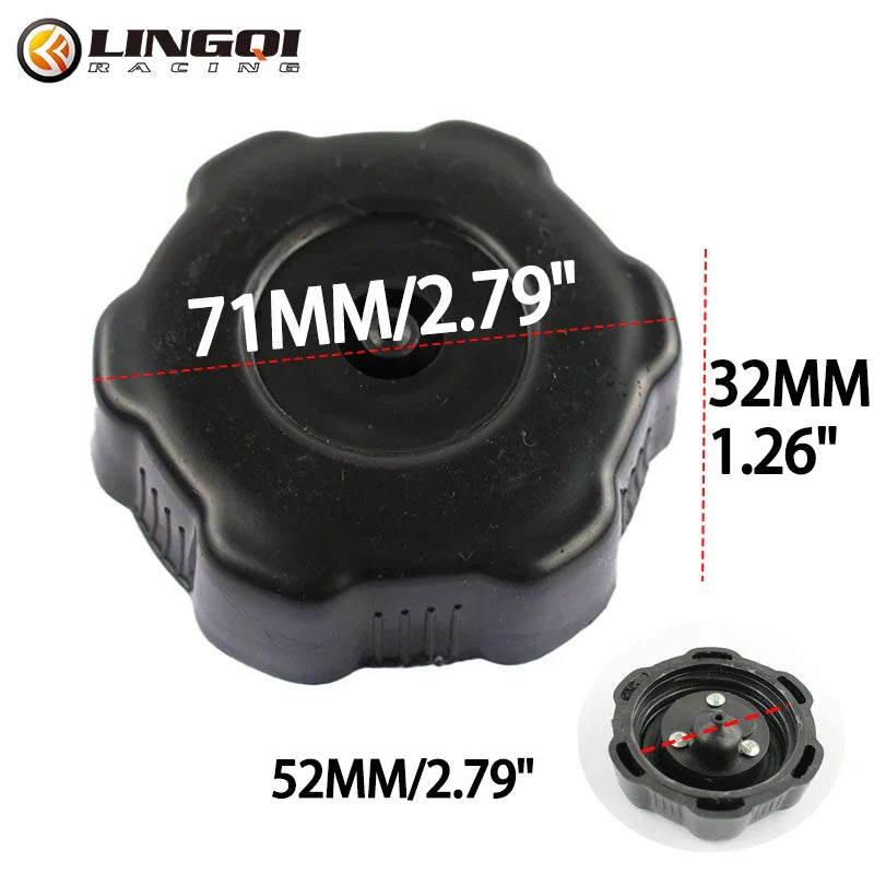 Universal Off Road Vehicle Fuel Gas Tank Cap Lid Replacement Plastic Covers for 49cc 70cc 90CC 110cc ATV Dirt Bike Accessories