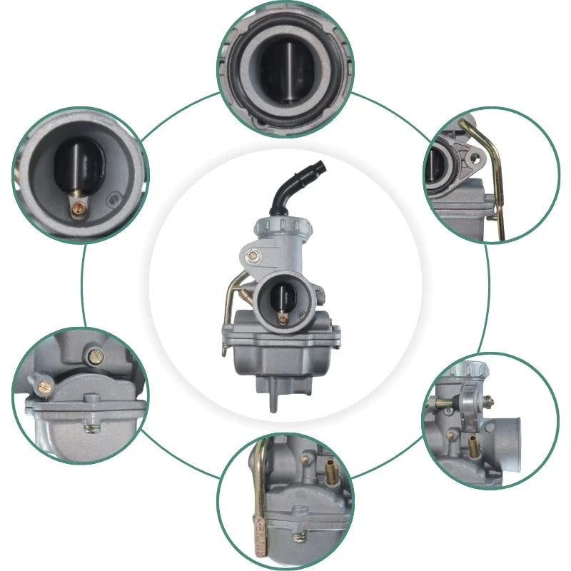 20mm For Keihin Honda CRF50F CRF80F XR50R PZ20 50cc 70cc 90cc 110cc 125cc 135cc Engine Dirt Pit Bike ATV Motorcycle Carburetor