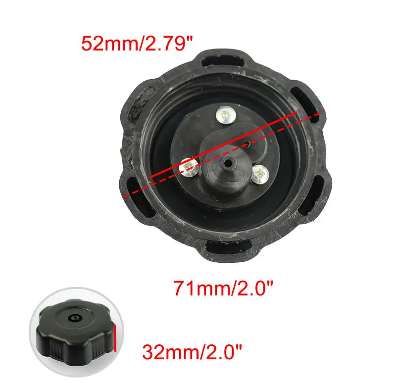 1PC 52mm Motorcycle Fuel Tank Cap For 49cc 70cc 90cc 110cc ATV Dirt Pit Bike Gasoline Petrol Caps Plug Gas Cover Accessories
