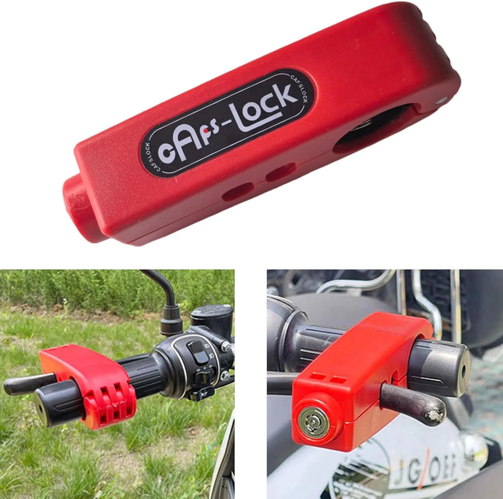 Mini Electric Vehicle Bike Bike Handlebars Lock Brake Lock Anti-Theft Grip Lock Combo bicycle security equipment adjustable