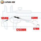LINGQI Universal Throttle Cable Line for 49cc 50cc 70cc 90cc 110cc 125cc ATV Quad 4 Wheeler Mini Pit Dirt Bike