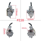 20mm For Keihin Honda CRF50F CRF80F XR50R PZ20 50cc 70cc 90cc 110cc 125cc 135cc Engine Dirt Pit Bike ATV Motorcycle Carburetor