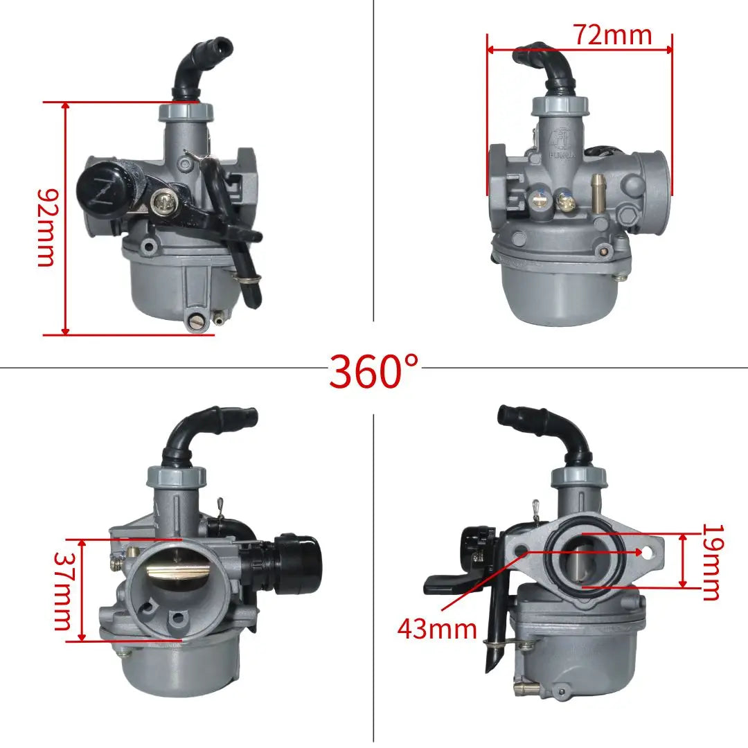 19mm Motorcycle Carburetor For Keihin pz19 50cc 70cc 90cc 110cc Engine Kawasaki KFX 50 70 90 110 ATV Quad Dirt Pit Motor Bike