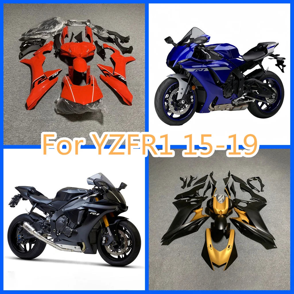 100% Fit for YAMAHA R1 2015 2016 2017 2018 2019 Motorcycle Fairings Kit YZF-R1 15 16 17 18 19 Free custom