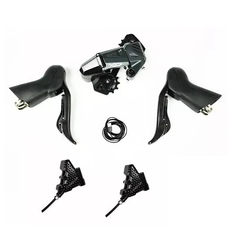 Wheeltop New GeX Gravel Bike Wireless Electronic Shifte Groupset r Single Chainring 7-13 Speed High-Tension Rear Derailleur