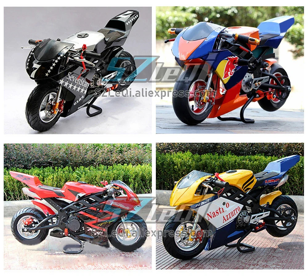 49CC 50CC 2-Stroke Gasoline MINI Motorcycle Street Sports Racing Small Dirt Bikes Adult Children Boy Girl Child Men Women MOTO